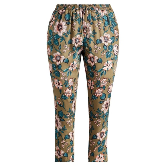 LAUREN WOMAN Ralph Lauren Floral-Print Twill Pants - Picture 5 of 5